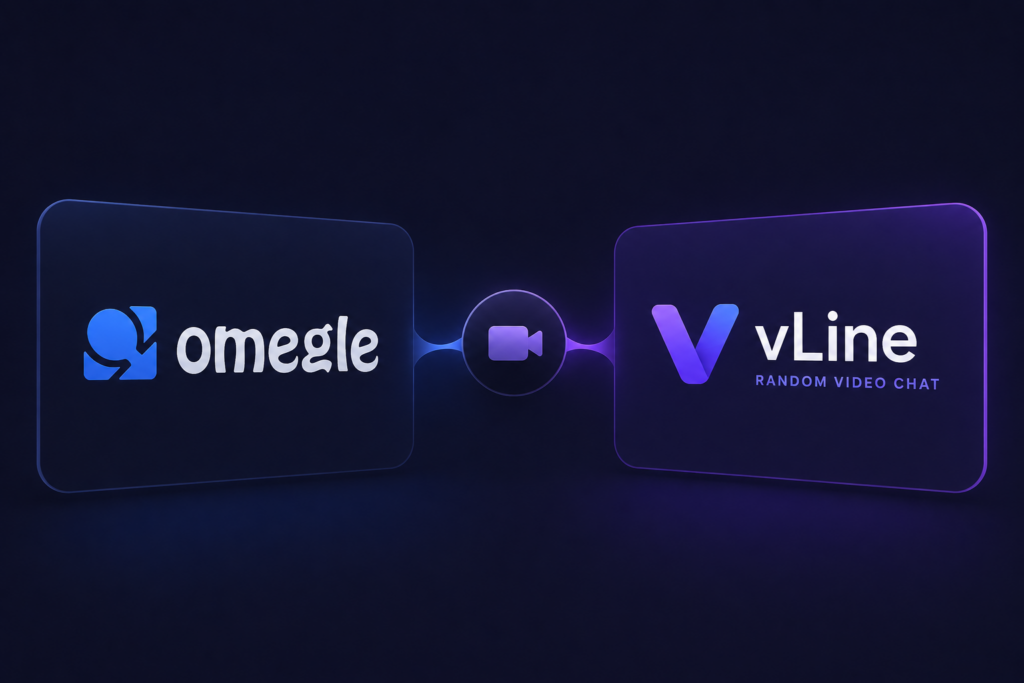 Confronto tra video chat casuali Omegle e vLine